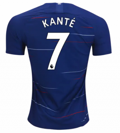 2018-19 Chelsea Home Soccer Jersey Shirt N'Golo Kante #7