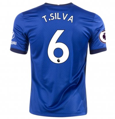 2020-21 Chelsea Home Soccer Jersey Shirt THIAGO SILVA #6
