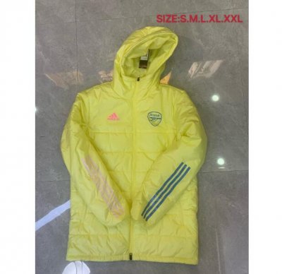 2020-21 Arsenal Yellow Cotton Warn Coat