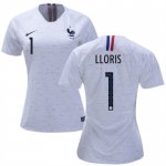 Women 2018 World Cup France Away Soccer Jersey Shirt Hugo Lloris #1
