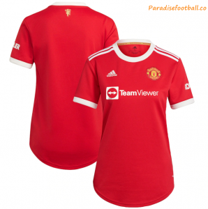 2021-22 Manchester United Women Home Soccer Jersey Shirt