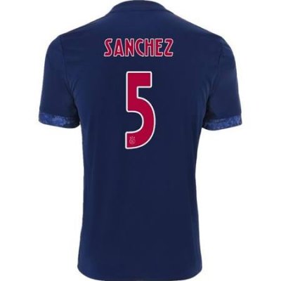 2017-2018 Ajax Sanchez #5 Away Soccer Jersey