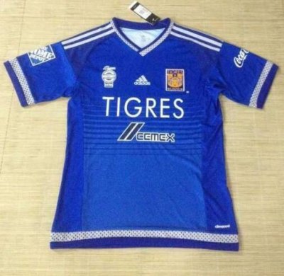 2015-16 Tigres Blue Soccer Jersey