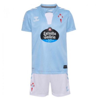 2024-25 Real Club Celta de Vigo Kids Home Soccer Kits Shirt With Shorts
