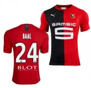 2019-20 Stade Rennais Home Soccer Jersey Shirt Ludovic Baal #24