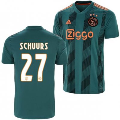 2019-20 Ajax Away Soccer Jersey Shirt Perr Schuurs 27