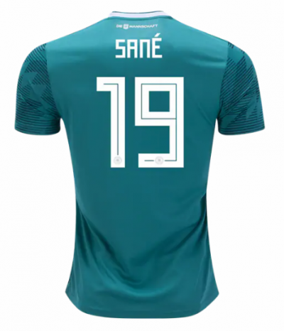 Leroy Sane #19 2018 World Cup Germany Away Soccer Jersey Shirt