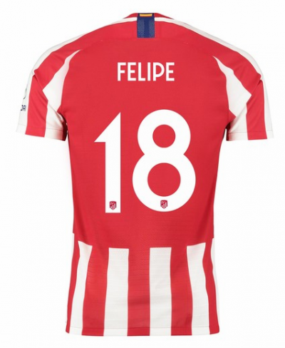 2019-20 Atletico Madrid Home Soccer Jersey Shirt Felipe 18