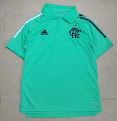 2020-21 Flamengo Green Polo Shirt