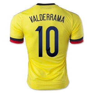 2015 Colombia VALDERRAMA 10 Home Soccer Soccer