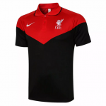 2021-22 Liverpool Black Red Polo Shirt