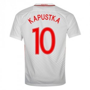 2016 Poland Kapustka 10 Home Soccer Jersey