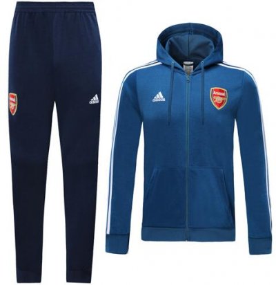 2019-20 Arsenal Blue Training Kit (Hoodie Jacket+Trouser)