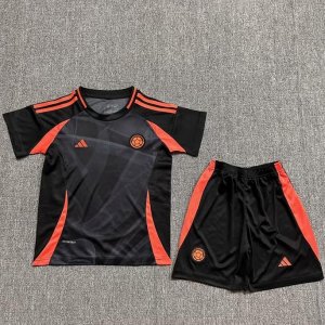 2024 Copa America Colombia Kids Away Soccer Kits Shirt With Shorts