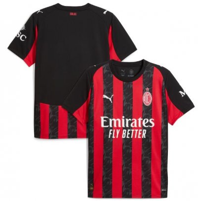 2025-26 AC Milan Home Soccer Jersey Shirt
