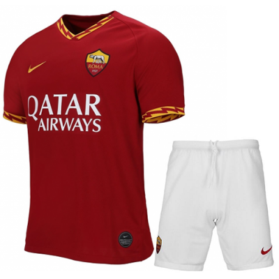 2019-20 AS Roma Home Soccer Jersey Kit (Shirt + Shorts)
