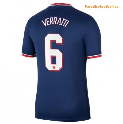 2021-22 Maillot PSG Domicile Cup Home Soccer Jersey Shirt Verratti 6 printing