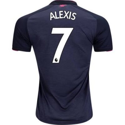 2017-18 Arsenal Alexis #7 Third Soccer Jersey
