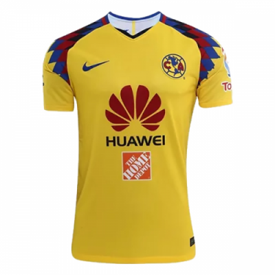 2018-19 Club America Third Away Yellow Soccer Jersey Shirt Player Version