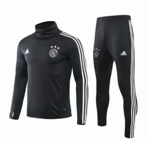 2019-20 Ajax Black White Training Suits (Sweatshirt+Pants)