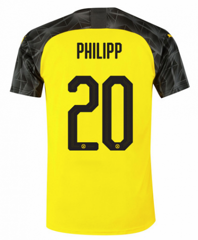 2019-20 Borussia Dortmund Cup Home Soccer Jersey Shirt Philipp 20