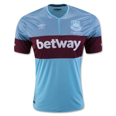 2015-16 West Ham Away Soccer Jersey