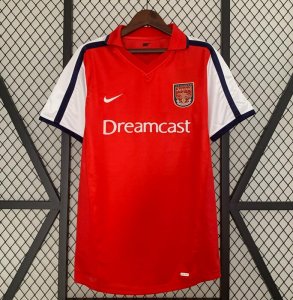 2001-02 Arsenal Retro Home Soccer Jersey Shirt