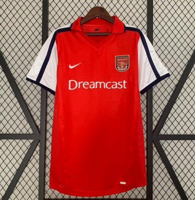 2001-02 Arsenal Retro Home Soccer Jersey Shirt