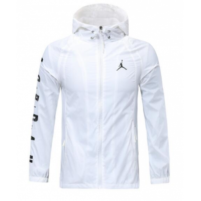 2019-20 Air Jordan White Windrunner Jacket