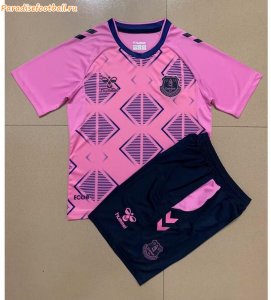 2022-23 Everton Kids Away Soccer Jersey Kit Shirt With Shorts