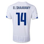 14-15 Italy Away EL SHAARAWY #14 Soccer Jersey