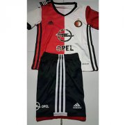 Kids Feyenoord 2016-17 Home Soccer Shirt With Shorts