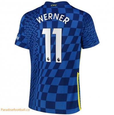 2021-22 Chelsea Home Soccer Jersey Shirt Werner 11 printing