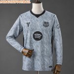 2026-27 Barcelona Goalkeeper Grey Long Sleeve Soccer Jersey Shirt