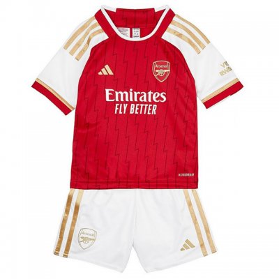 2023-24 Arsenal Kids Home Soccer Kits Shirt With Shorts