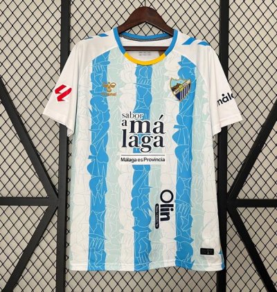 2024-25 Malaga Home Soccer Jersey Shirt