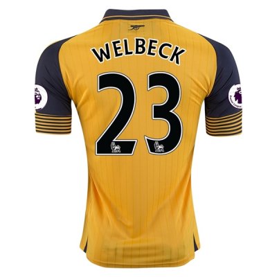 Arsenal 2016-17 23 WELBECK Away Soccer Jersey