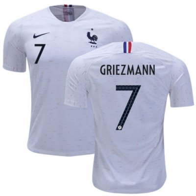2018 World Cup France Away Soccer Jersey Shirt Antoine Griezmann #7