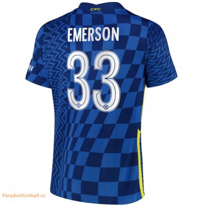 2021-22 Chelsea Cup Home Soccer Jersey Shirt with Emerson 33 printing