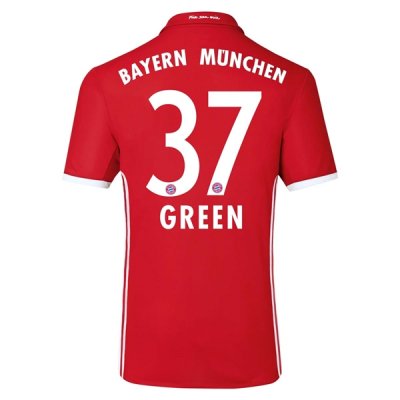 2016-17 Bayern Munich 37 GREEN Home Soccer Jersey