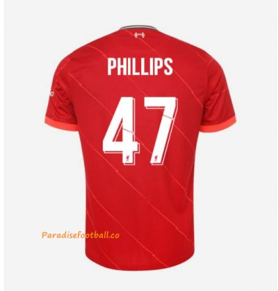 2021-22 Liverpool Cup Home Soccer Jersey Shirt with PHILLIPS 47 printing