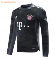 2021-22 Bayern Munich Black Long Sleeve Gaolkeeper Soccer Jersey Shirt