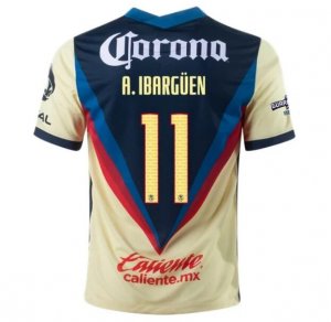 2020-21 Club America Home Soccer Jersey Shirt ANDRÉS IBARGÜEN #11