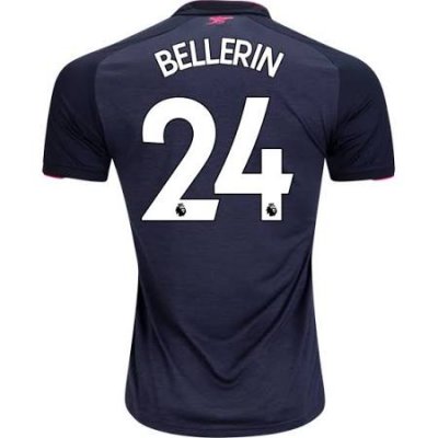 2017-18 Arsenal Bellerin #24 Third Soccer Jersey