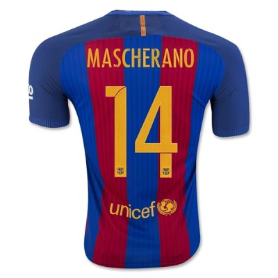 2016-17 Barcelona 14 MACSHERANO Home Soccer Jersey