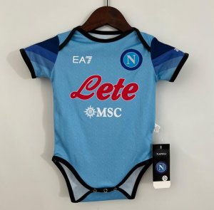 2022-23 Napoli Infant Home Soccer Jersey Little Baby Kit