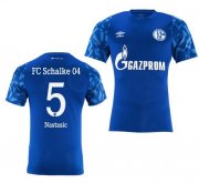 2019-20 Schalke 04 Home Soccer Jersey Shirt Matija Nastasic #5