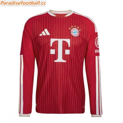 2026-27 Bayern Munich Home Long Sleeve Soccer Jersey Shirt Authentic Version