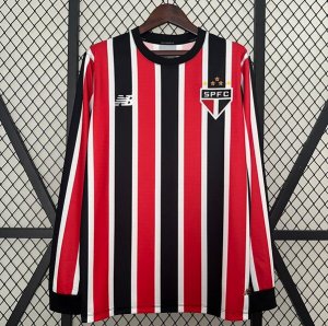 2024-25 Sao Paulo Long Sleeve Away Soccer Jersey Shirt