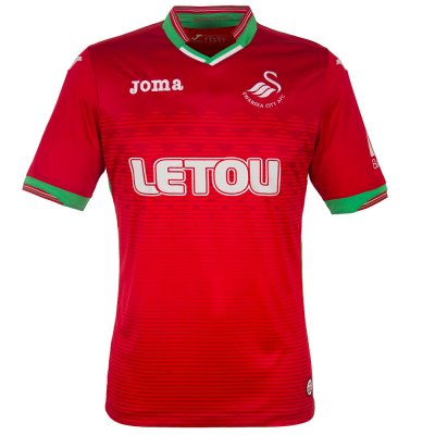 2017-18 Swansea City Away Soccer Jersey